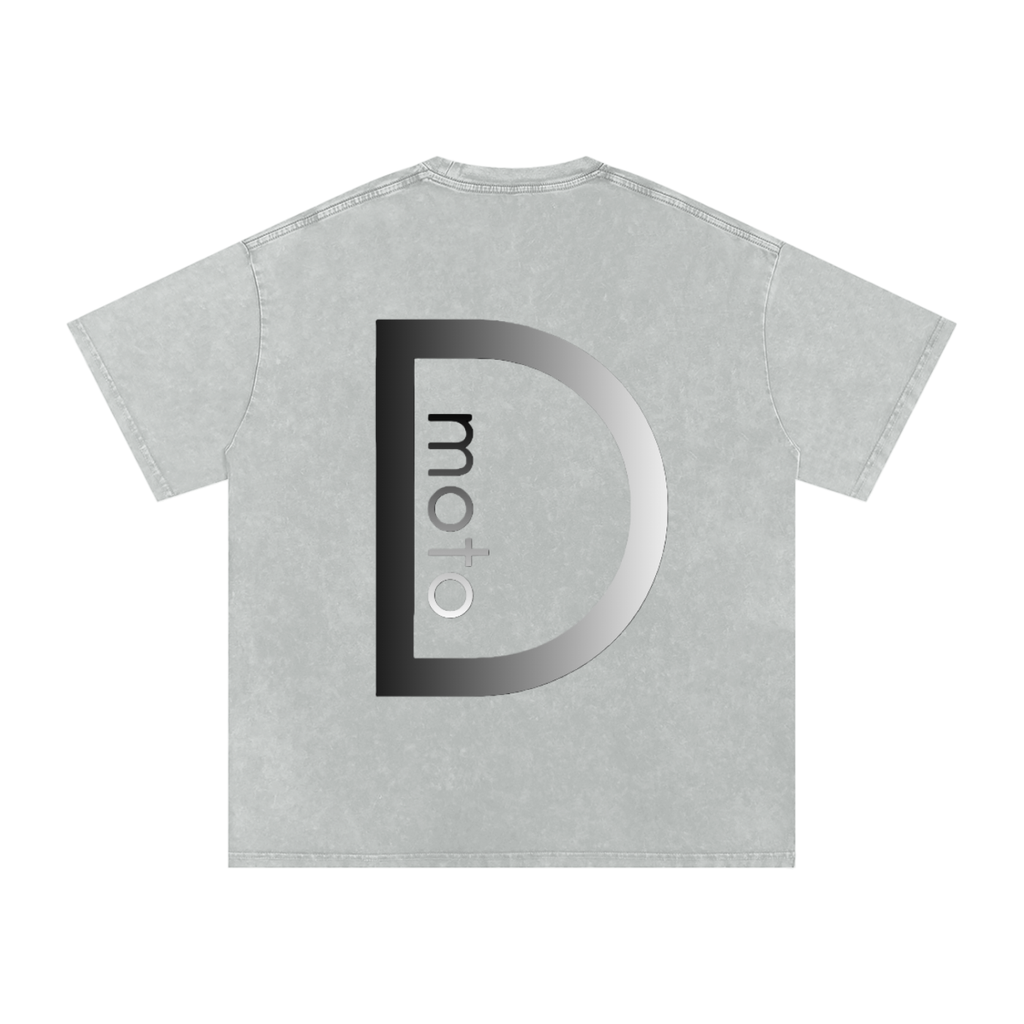 defy moto tee shirt gray