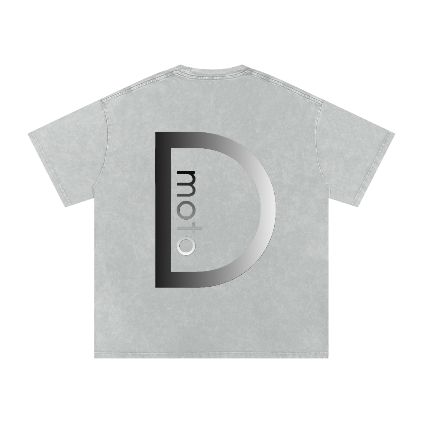 defy moto tee shirt gray